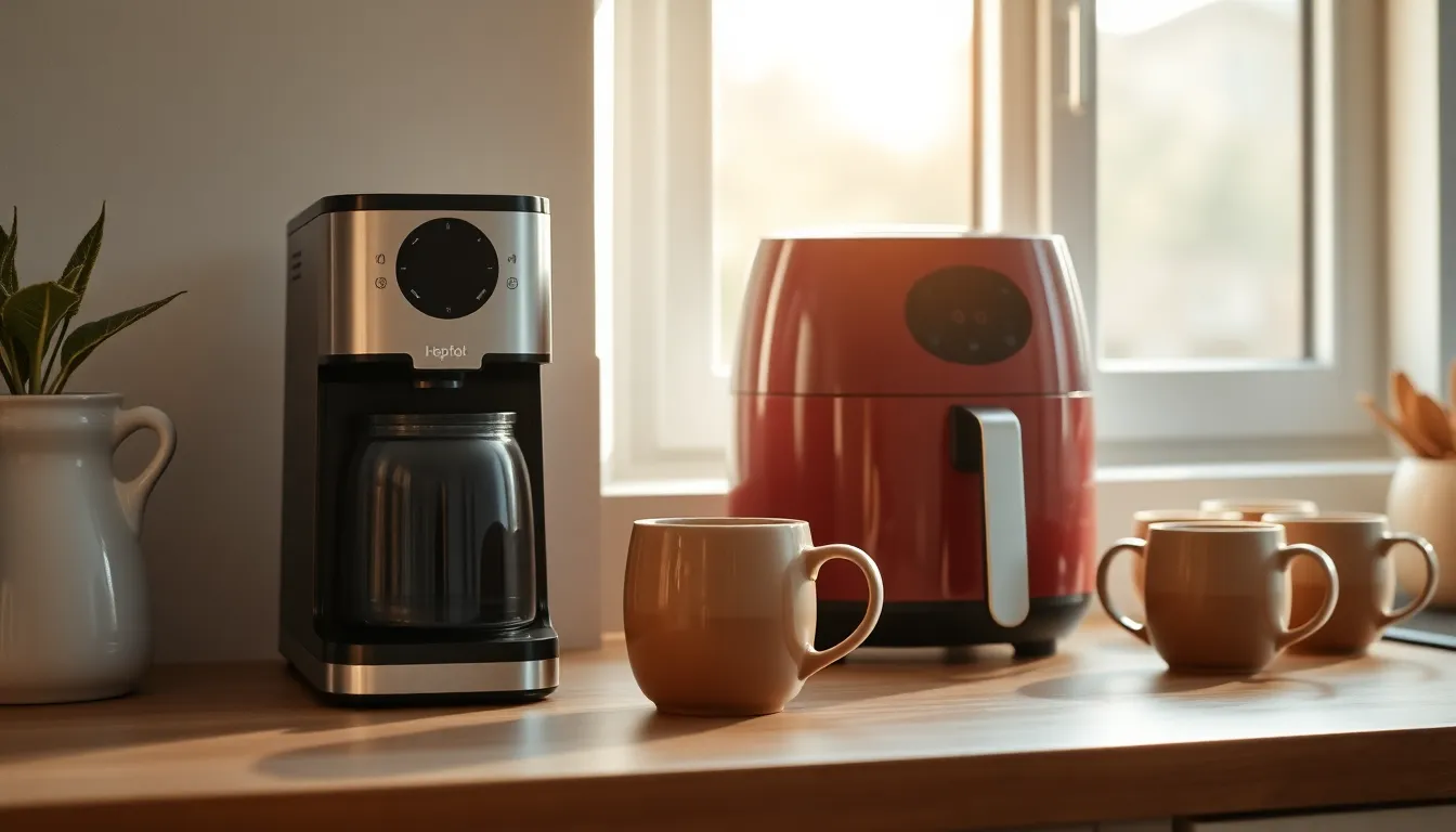 스마트 가전제품을 사용하는 사람들