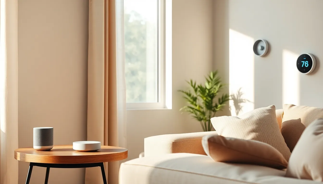 스마트홈 통합 제어 화면 이미지