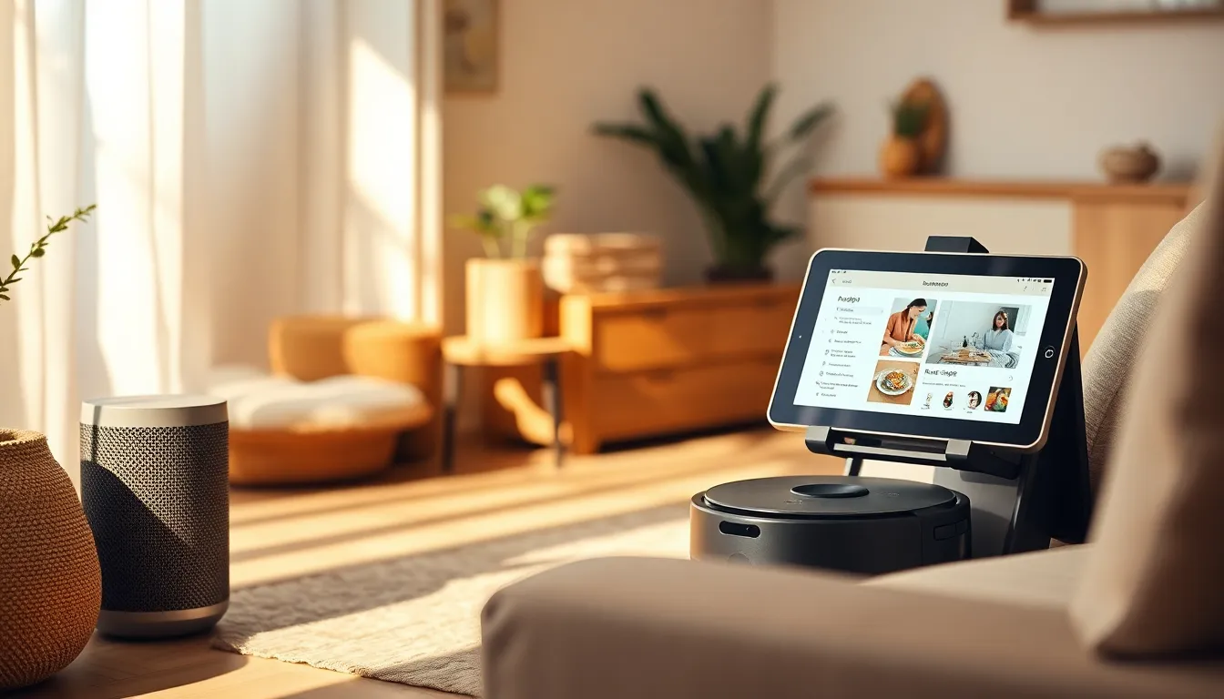 스마트 홈 기술 예시