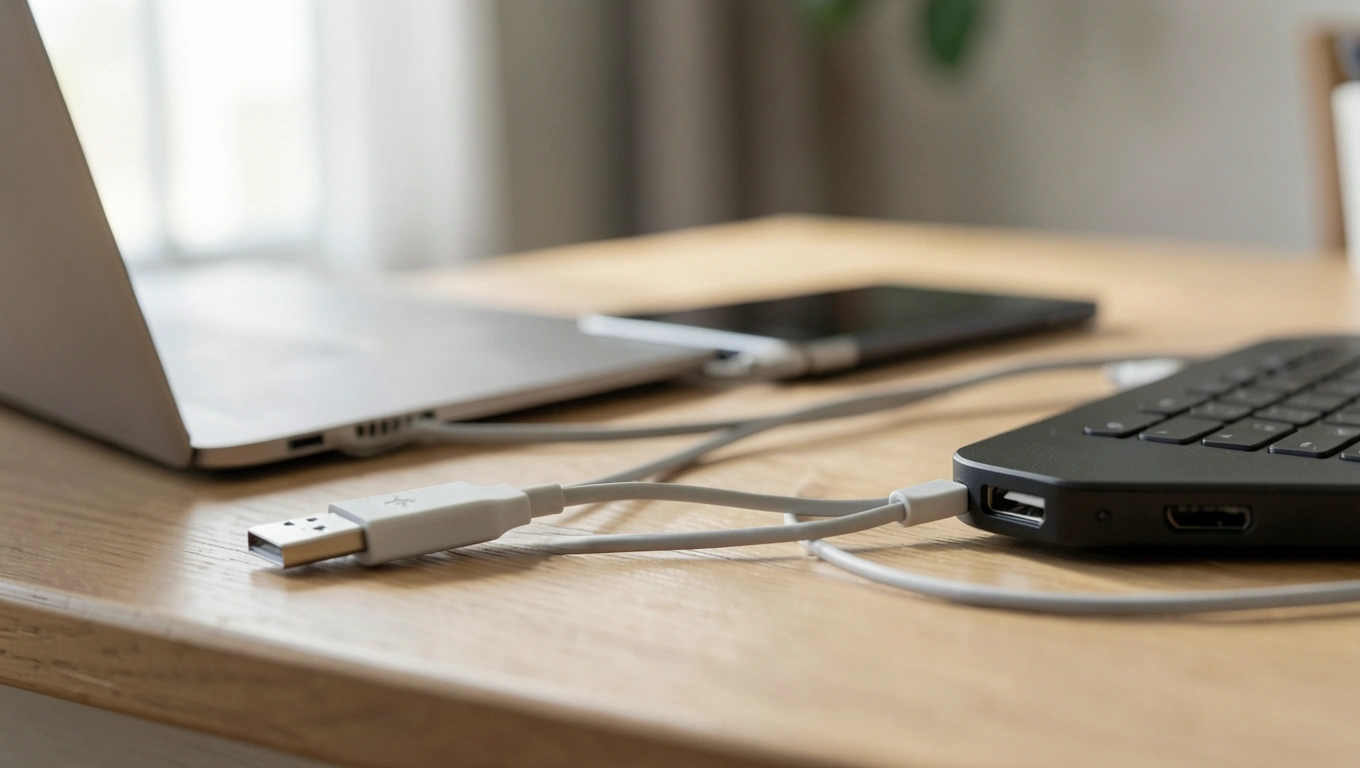 USB Type C, A, Micro B 비교 이미지